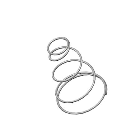 Approved Vendor Taper Spring, Lo= 1.156 , So= 0.5 , W= 0.043 G509989582